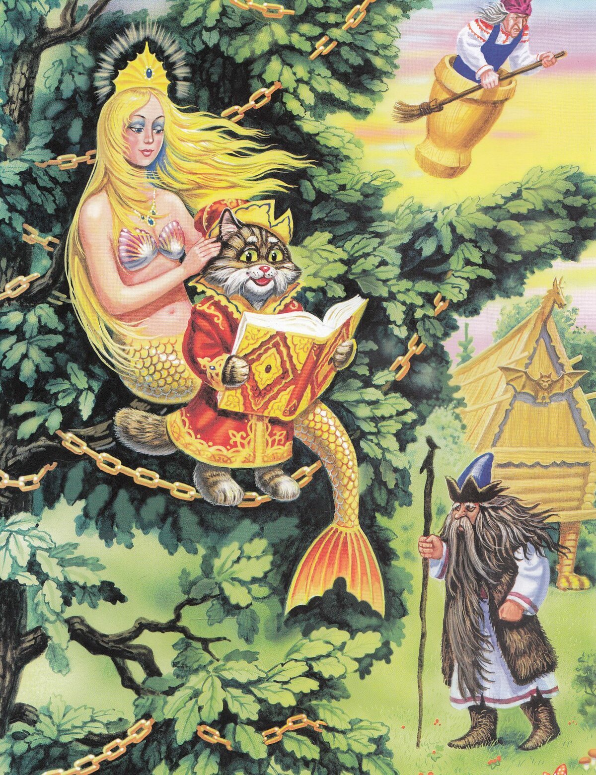 Пушкин на дубе том