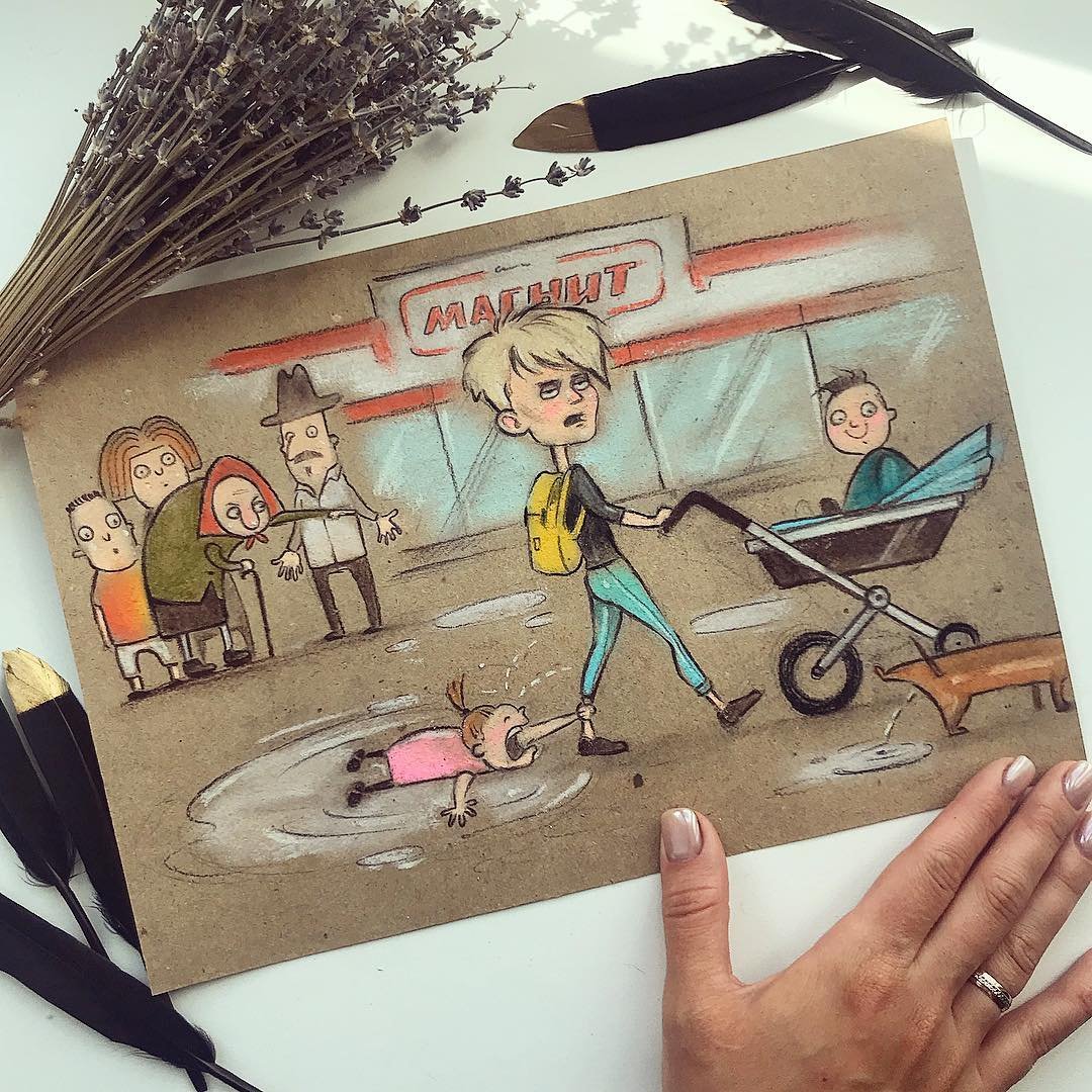 Парикмахерская фэнтези рисунок