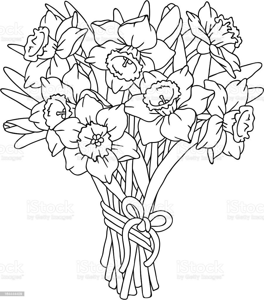 Нарисовать корзинку с цветами