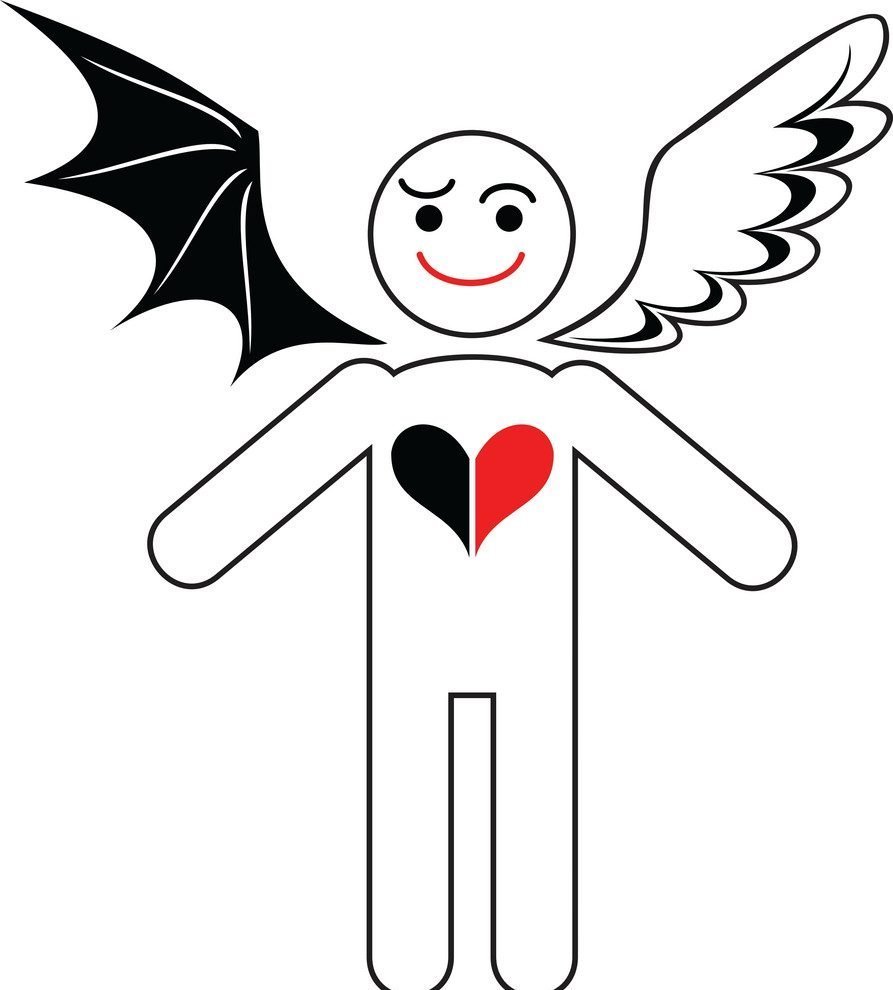 Символ добра и зла рисунок