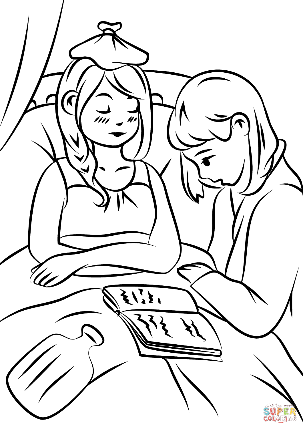 Раскраска на тему добро и зло