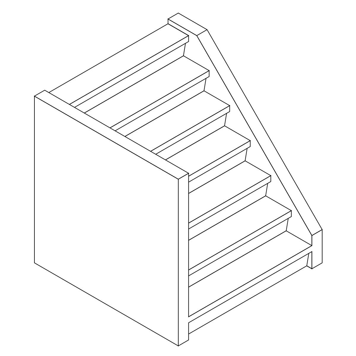 Лестница раскраска