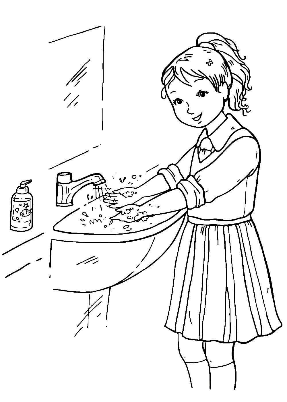 Раскраска гигиена