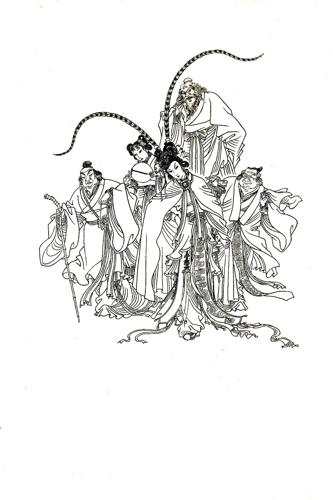 Раскраски китайская мифология