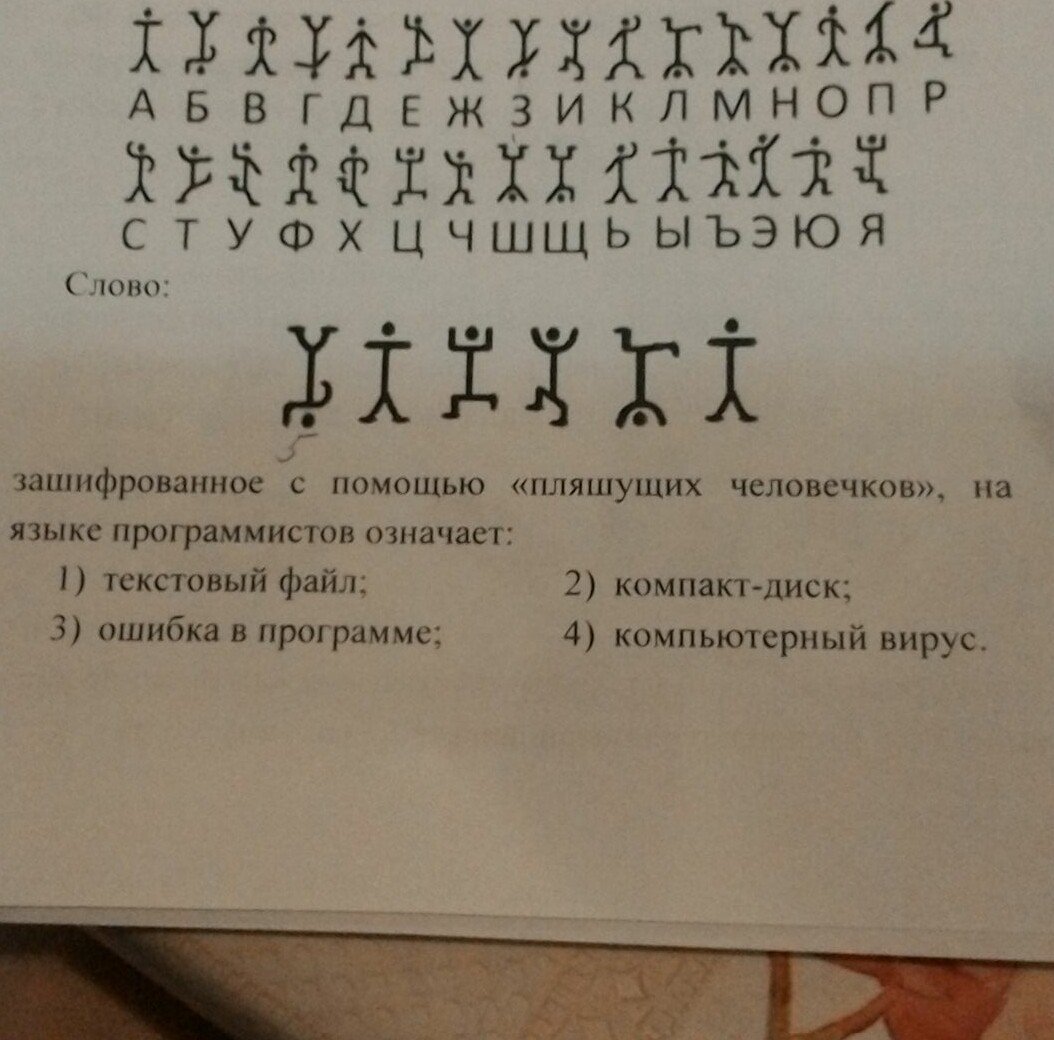 Человечки в разных движениях