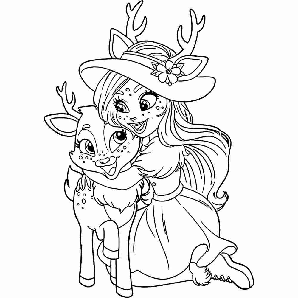 Раскраска. Энчантималс