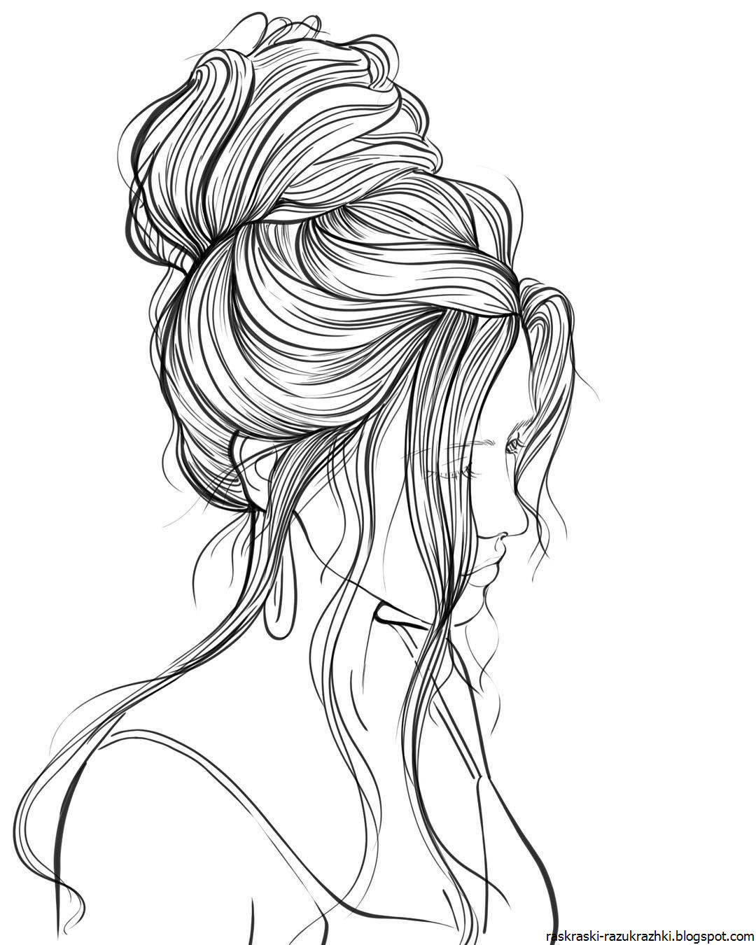 Рисунки для распечатки для девочек