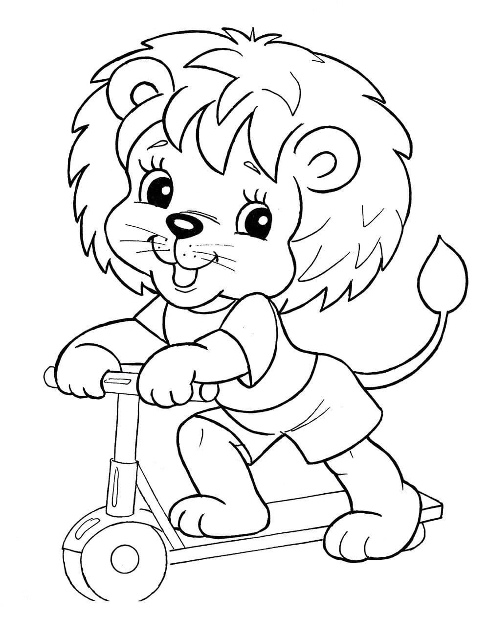 Раскраски животные спортсмены для детей