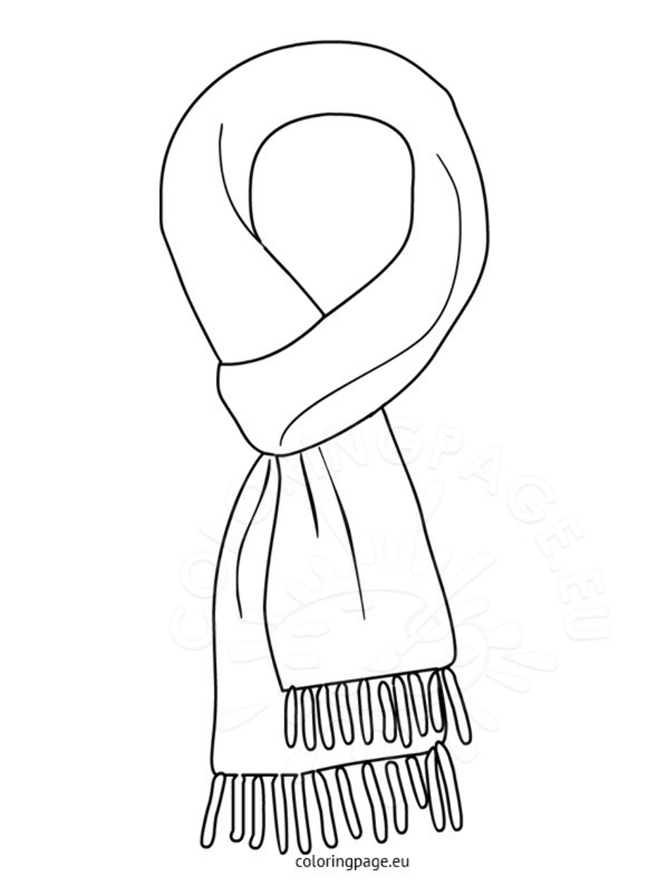 Шарф раскраска