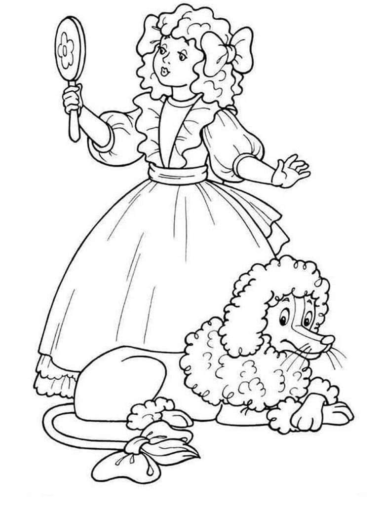 Лиса Алиса и кот Базилио раскраска