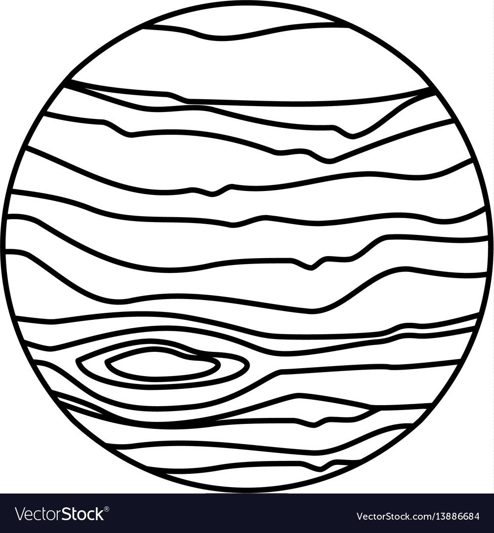 Планета Юпитер раскраска