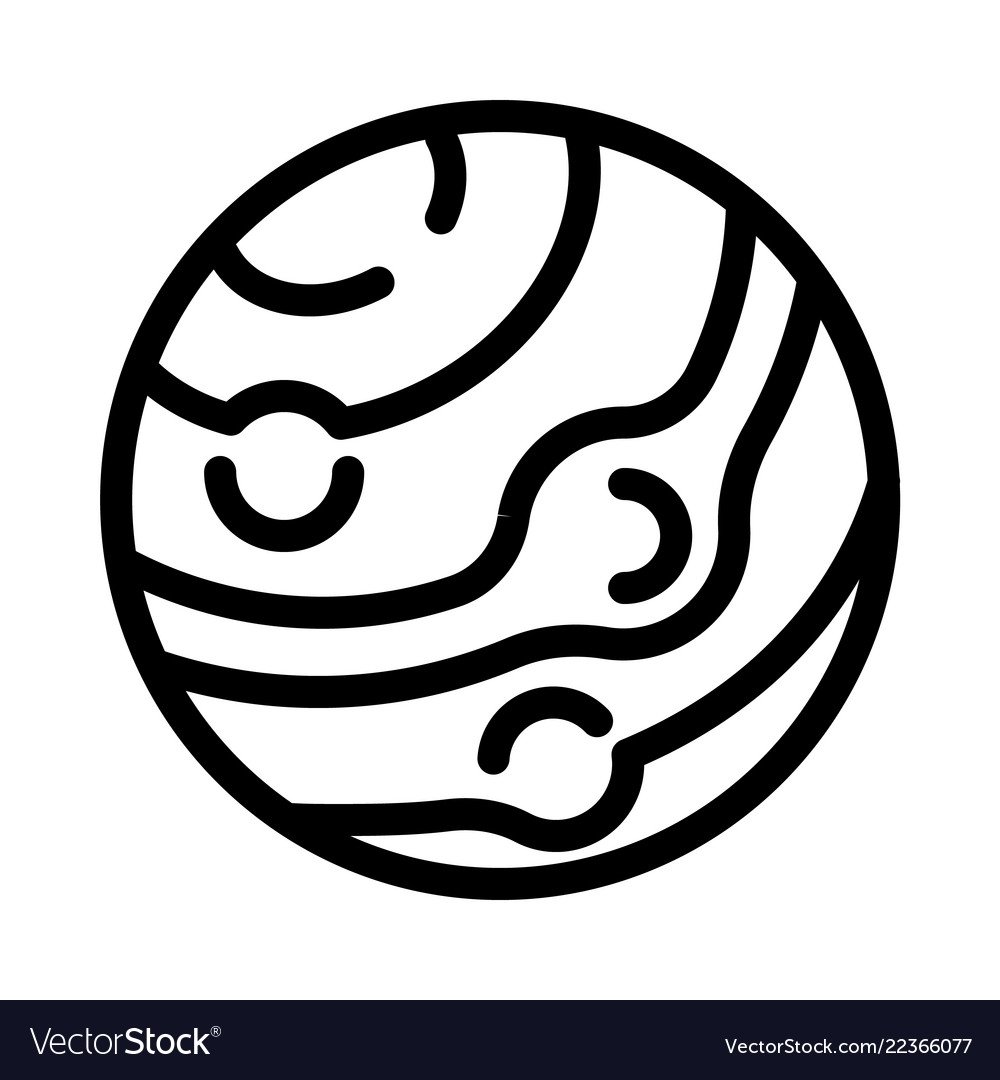 Планета Венера раскраска