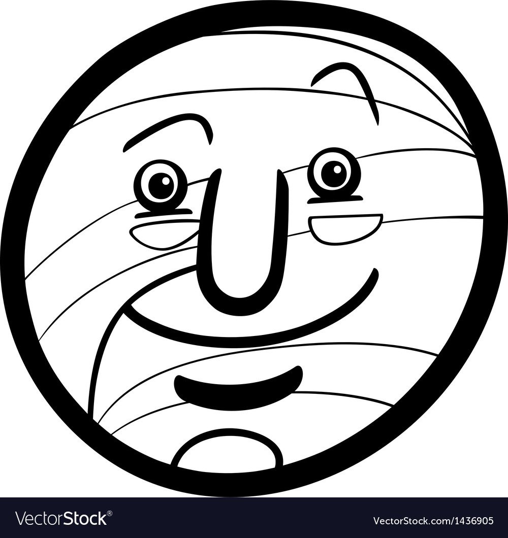 Планета Юпитер раскраска детская