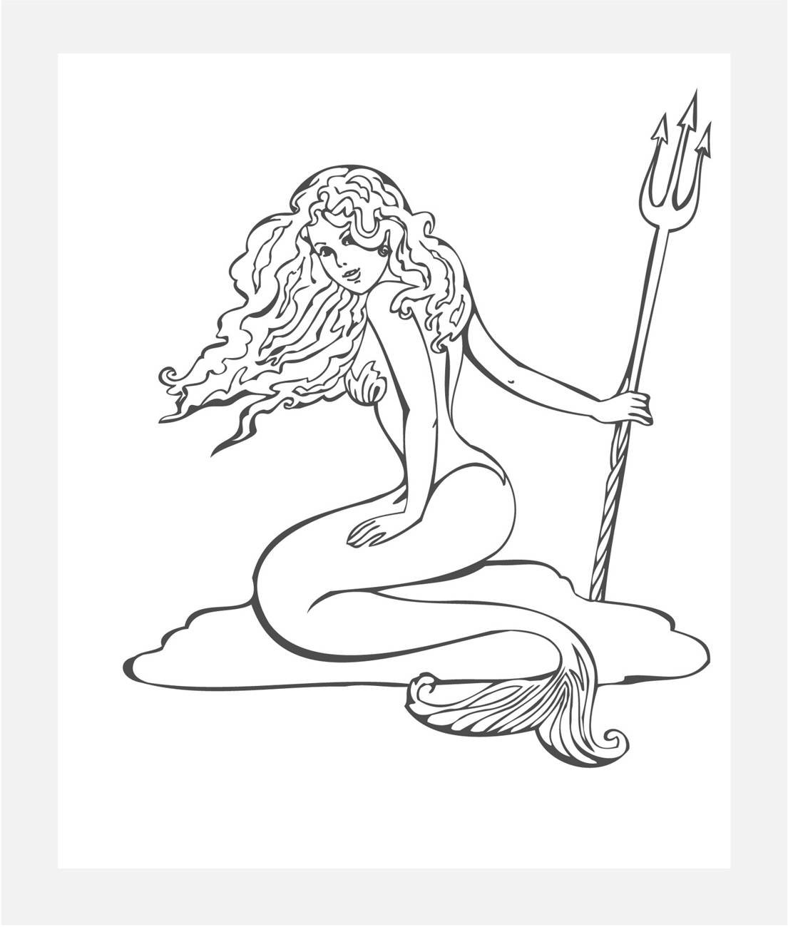 Ко Дню Нептуна раскраски рыб