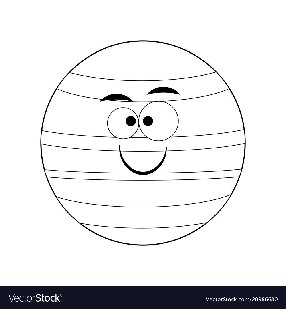 Планета Нептун раскраска для детей