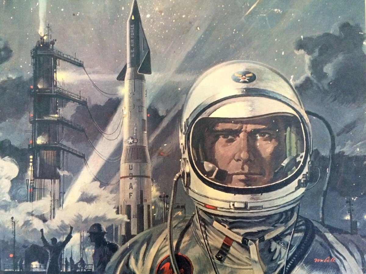 Мурзилка на спутнике мультфильм 1960