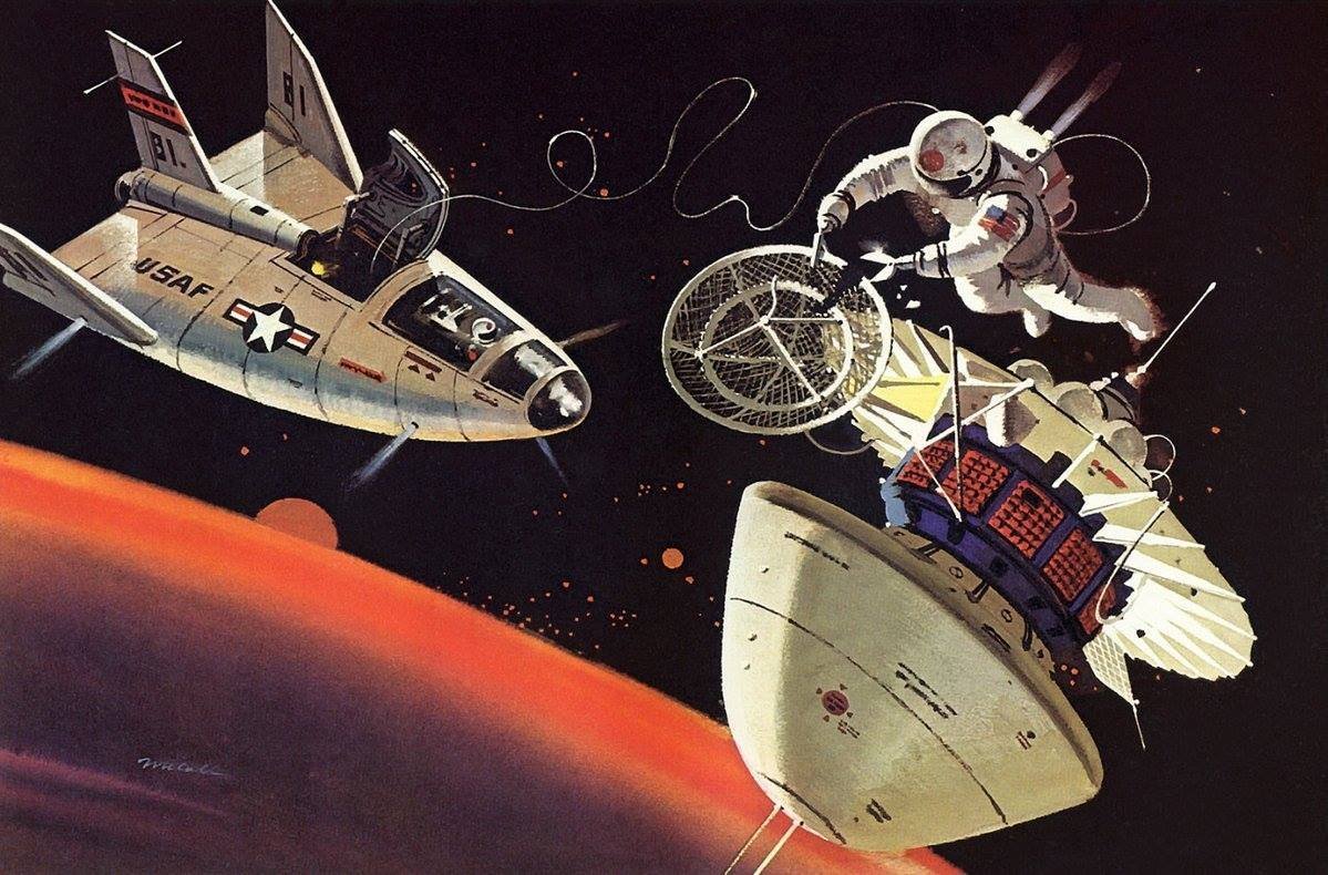 Советские иллюстрации космос