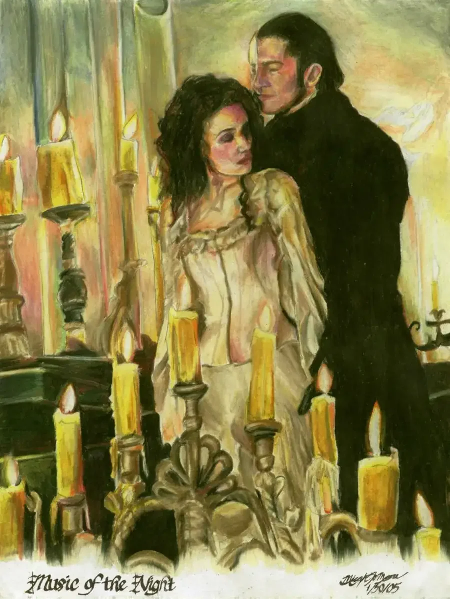 Призрак оперы иллюстрации