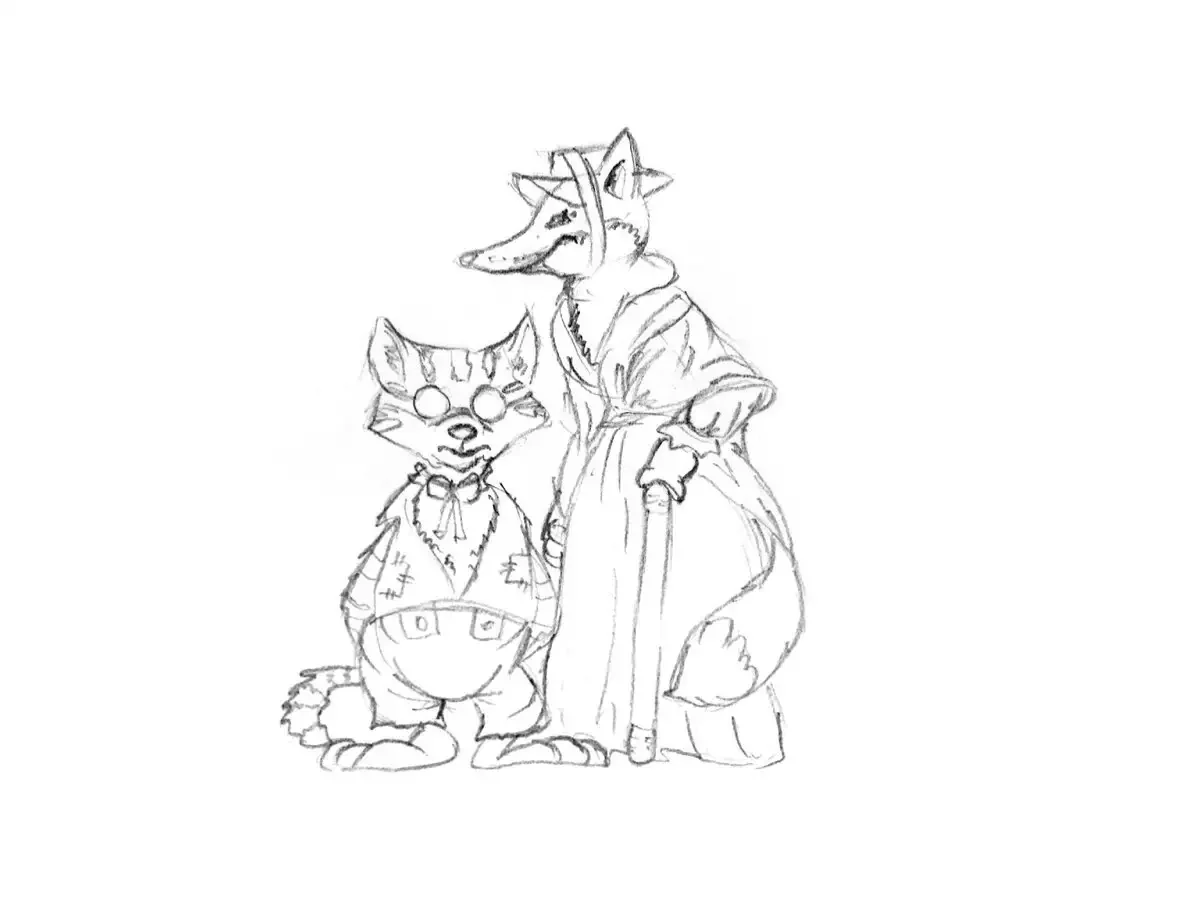 Лиса Алиса и кот Базилио раскраска