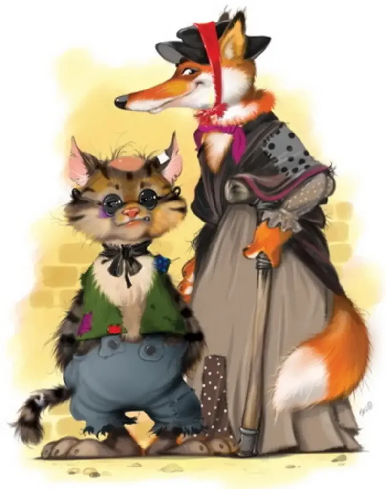 Золотой ключик кот Базилио