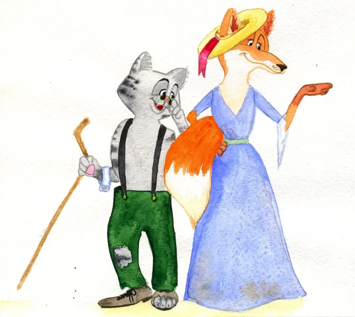 Кот Базилио и лиса ОЛИС