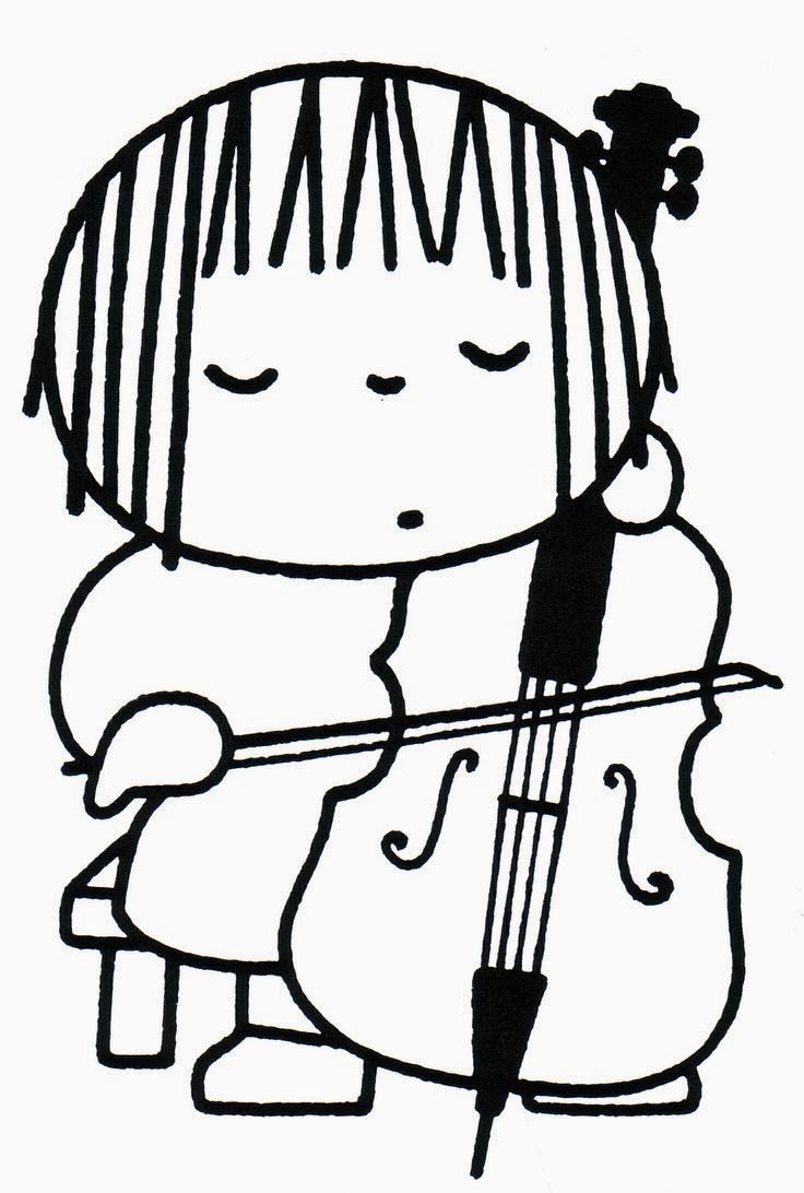 Раскраски антистресс музыкальные