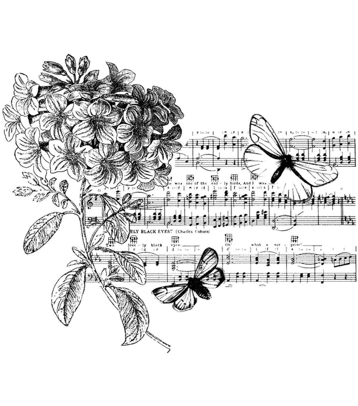 Монохромные рисунки для декупажа