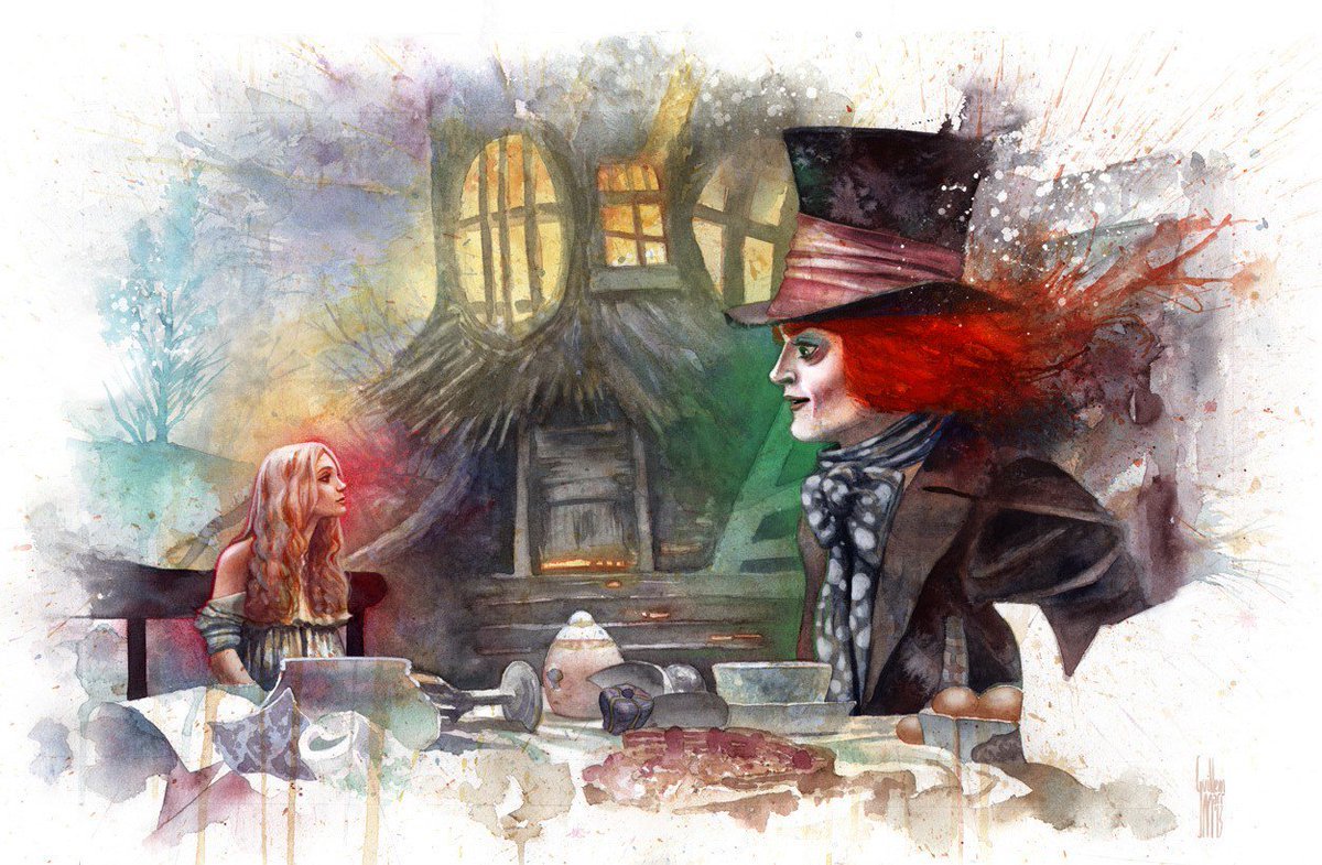 Иллюстрации шляпник из алисы в стране чудес
