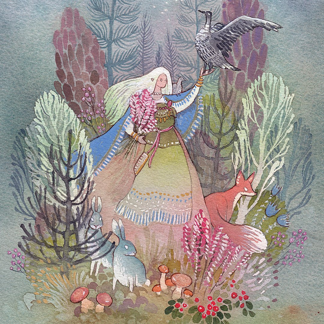Акварельные иллюстрации к сказкам
