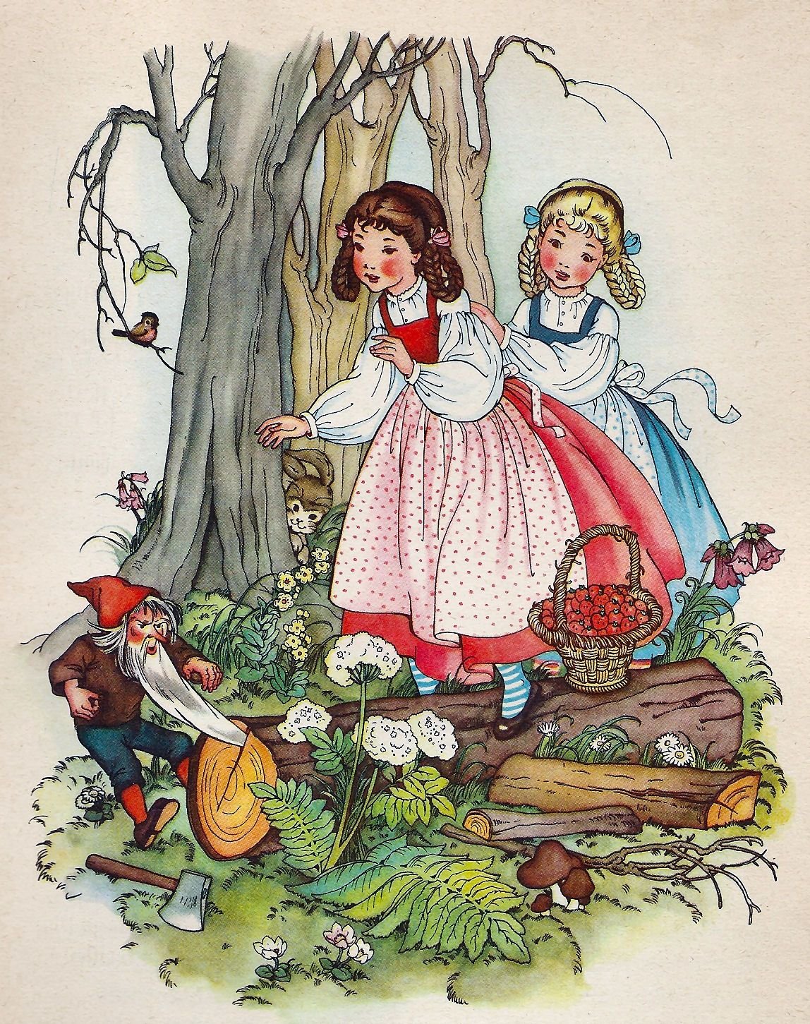 Сказки братьев Беляночка и Розочка