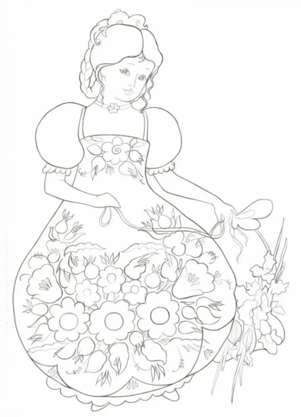 Уралосибирскпя роспись элементы росписи