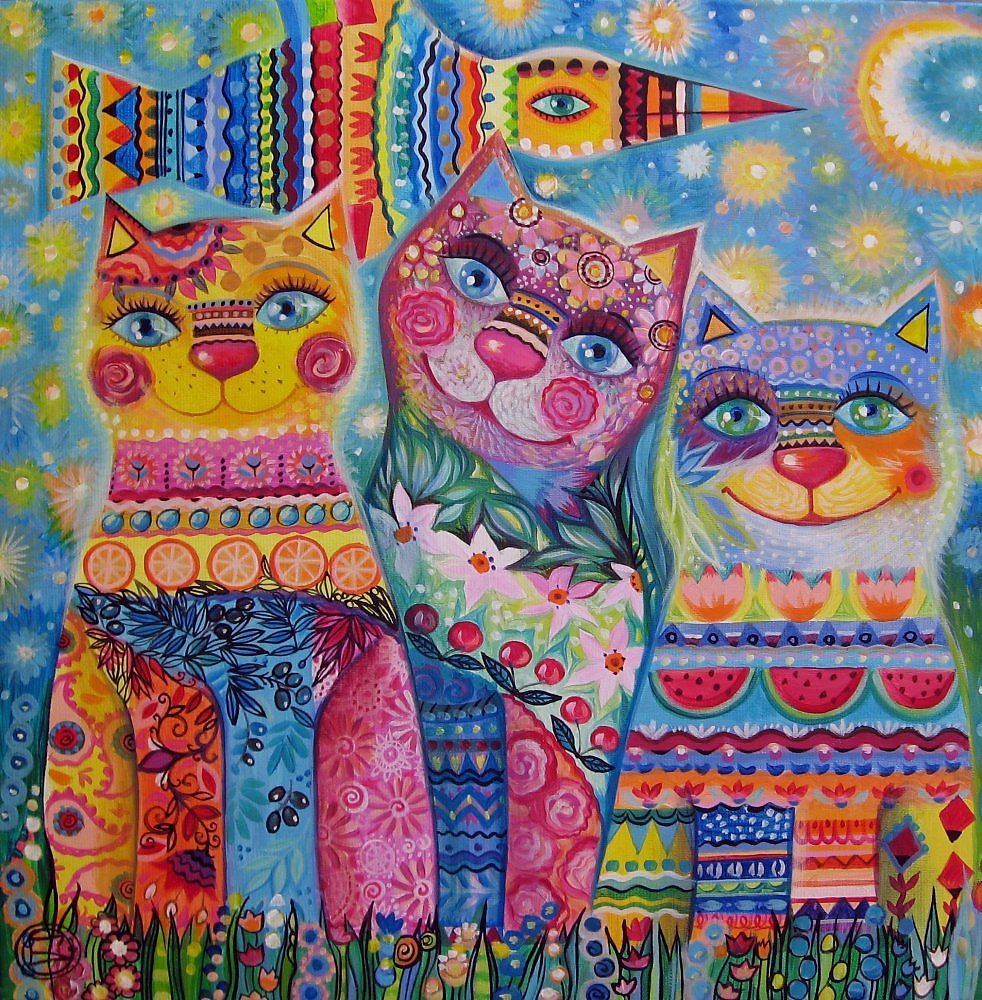 Оксана Заика коты