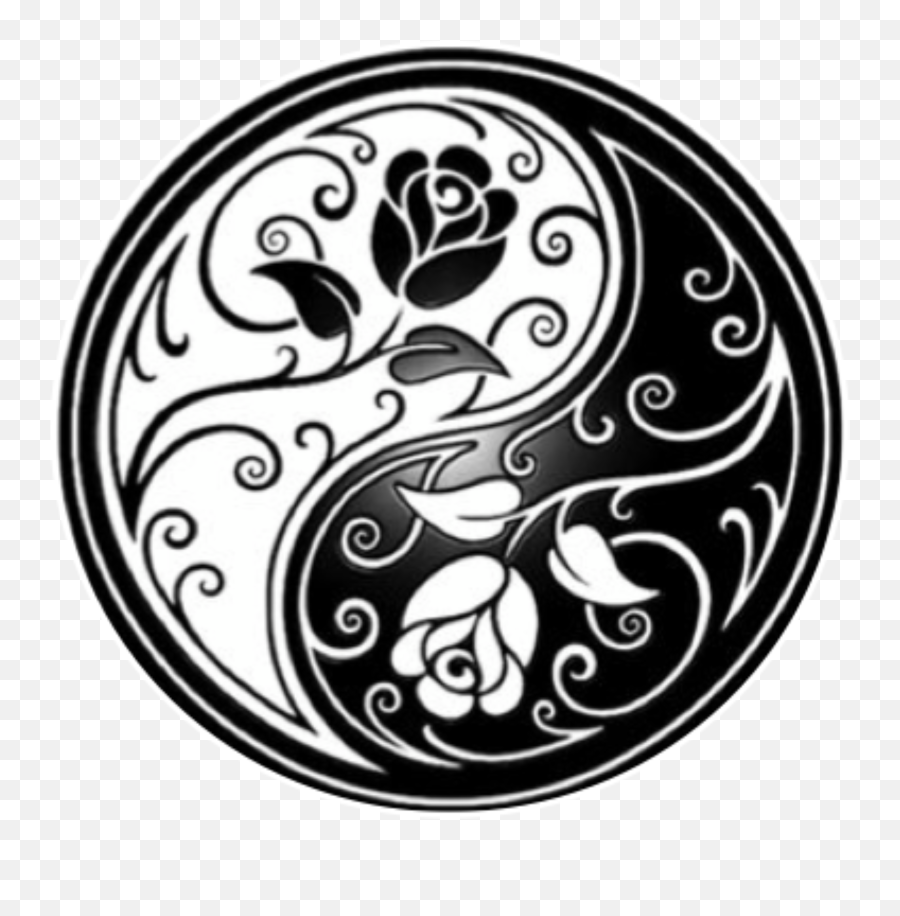 Цветочный орнамент в круге