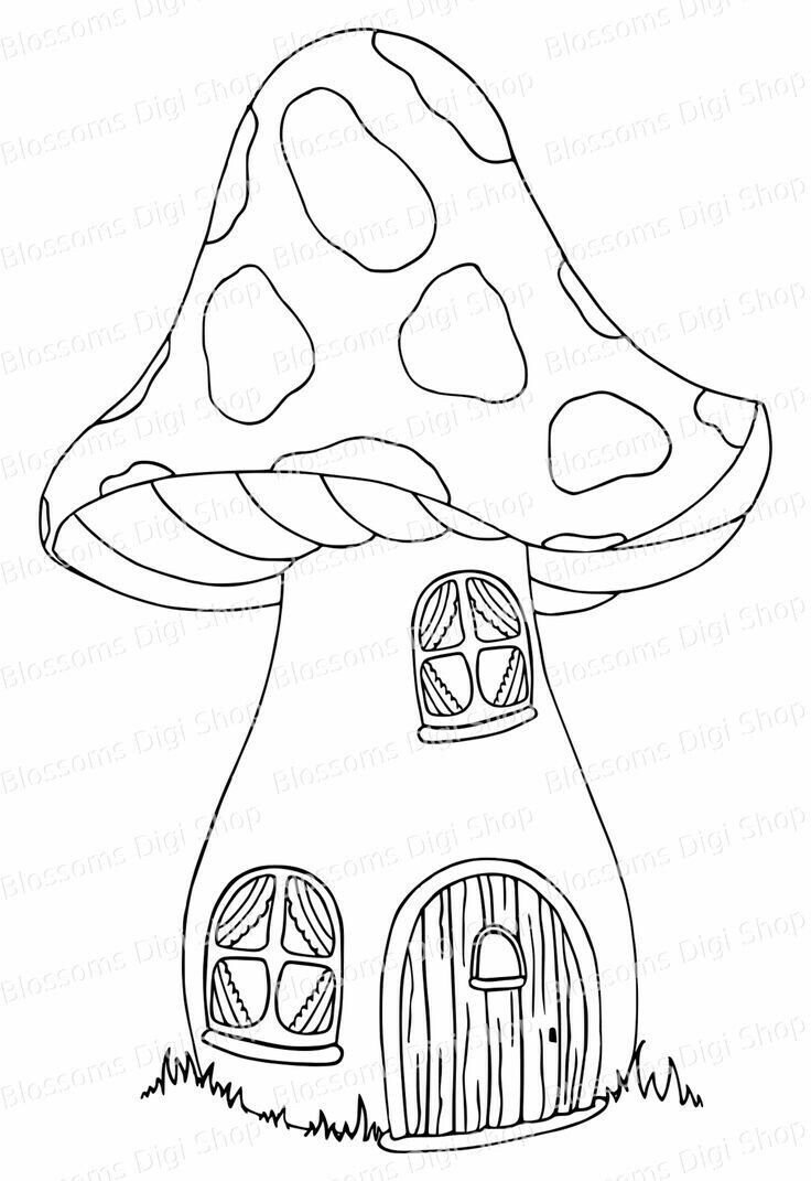 Раскраски антистресс домики