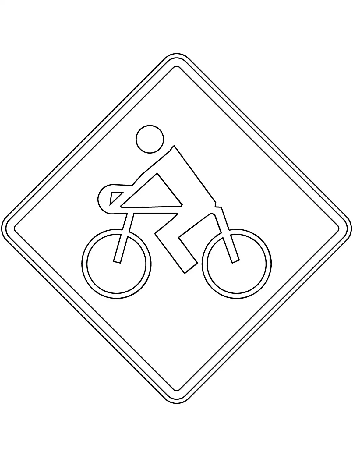 Дорожные знаки раскраска