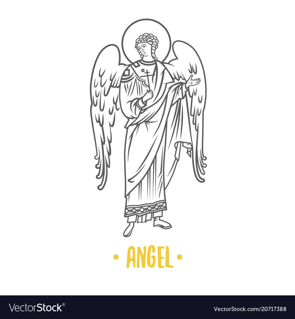 Раскраска ангел на соборе Петра и Павла