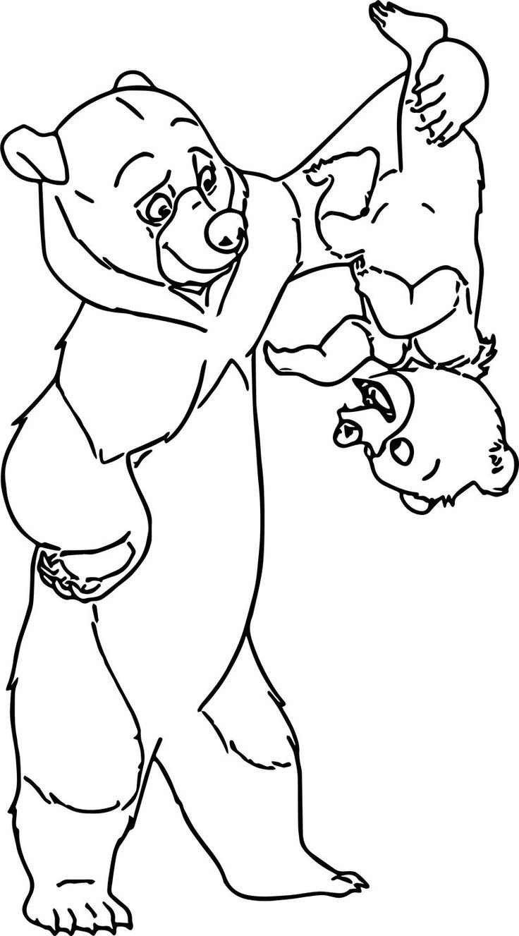 Картина раскраска для детей