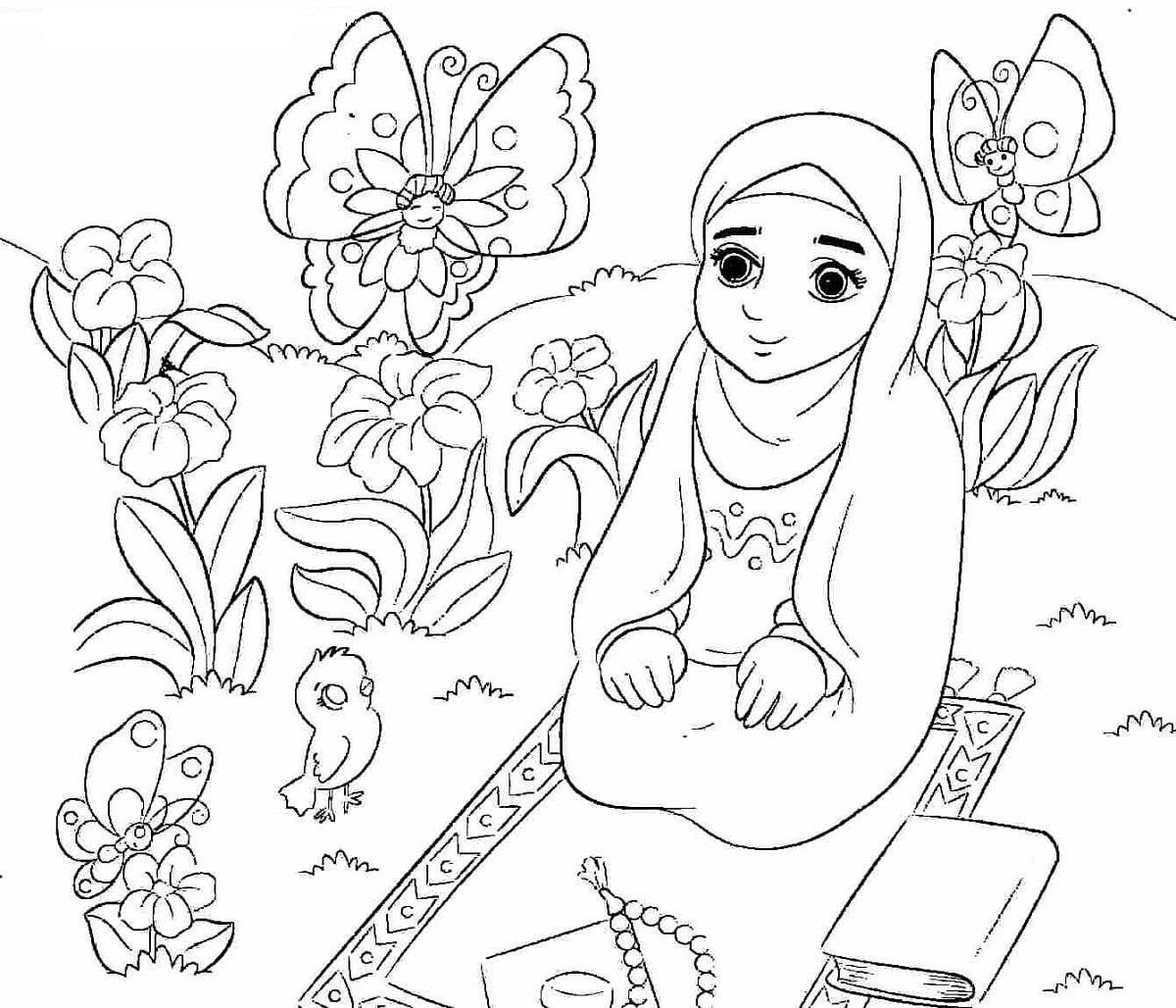 Мусульманские раскраски