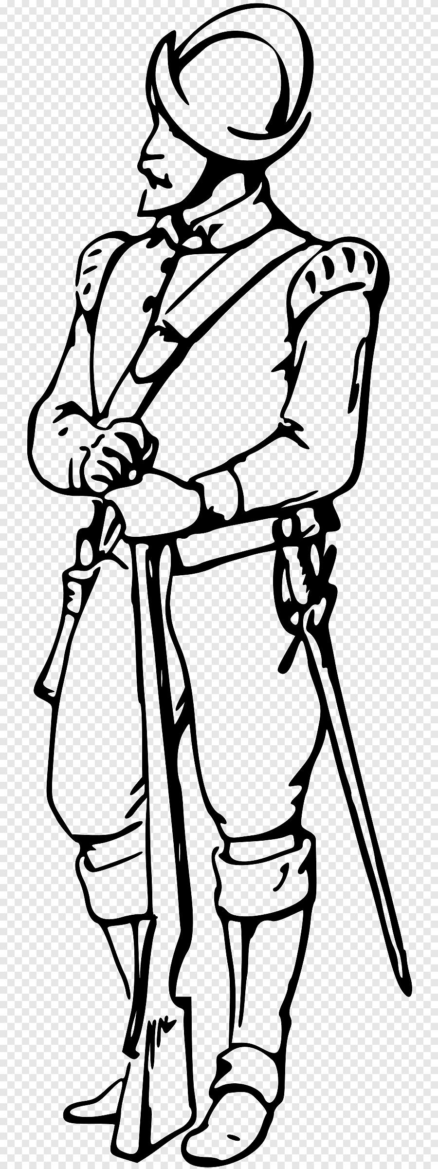 Мушкетер раскраска