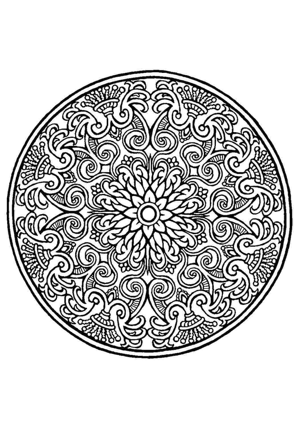 Круглый узор