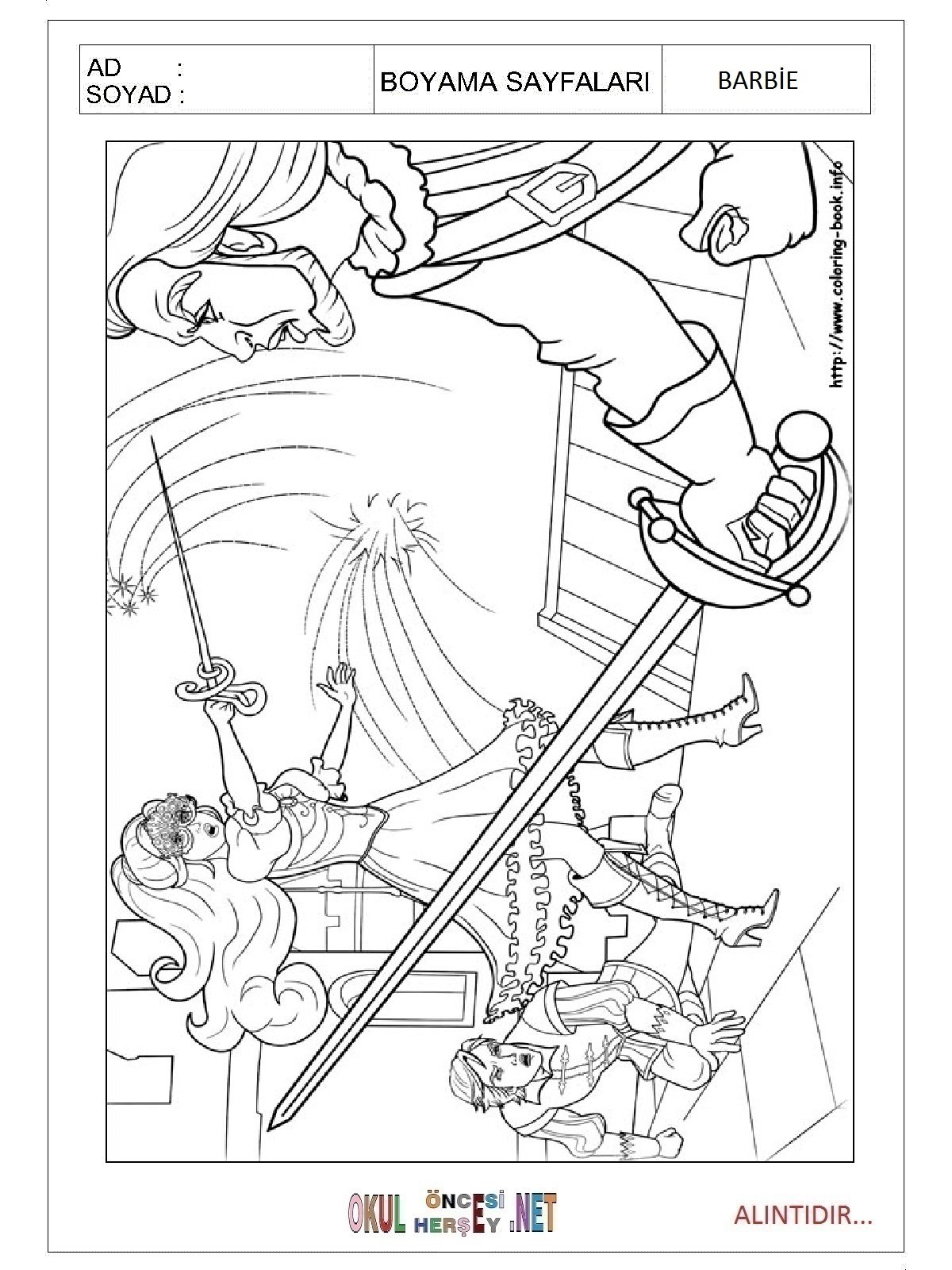 Мушкетер раскраска