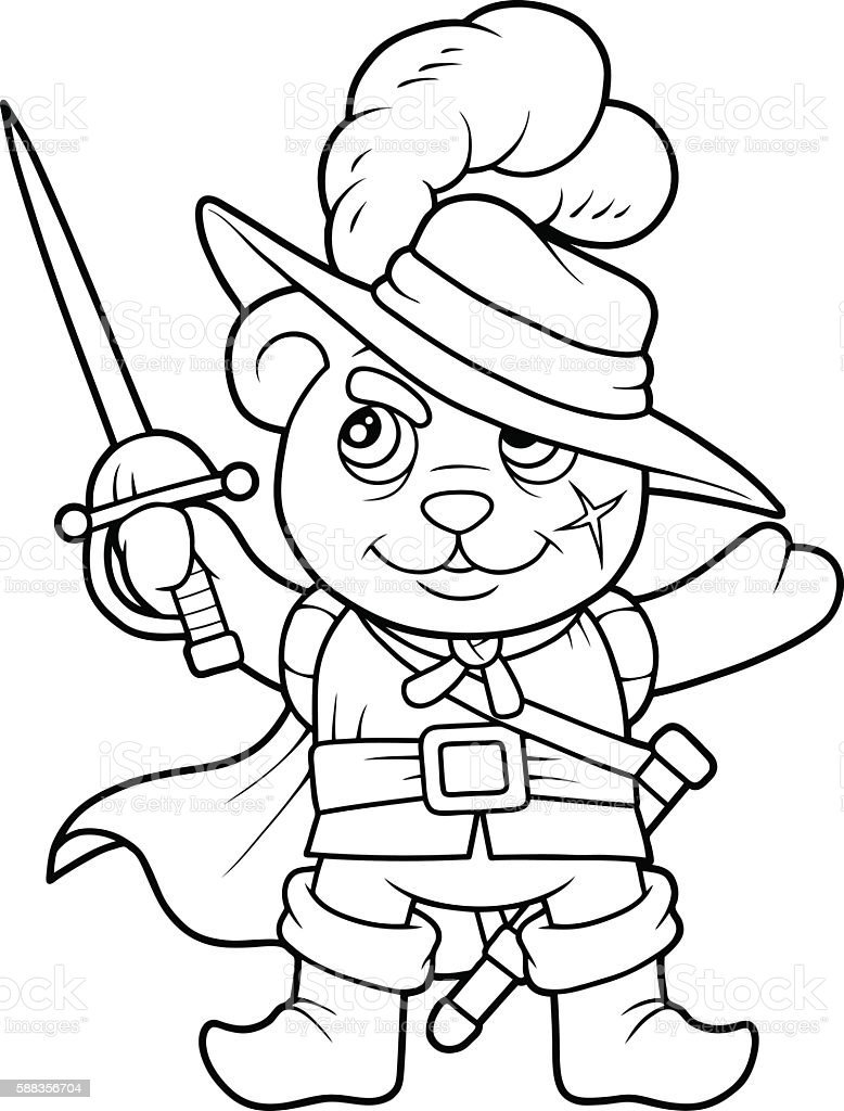 Барби и три мушкетёра раскраски