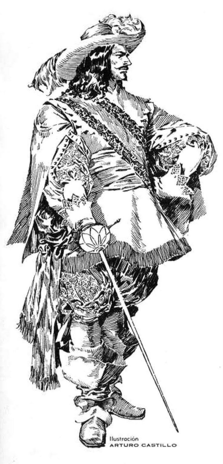 Мушкетер раскраска