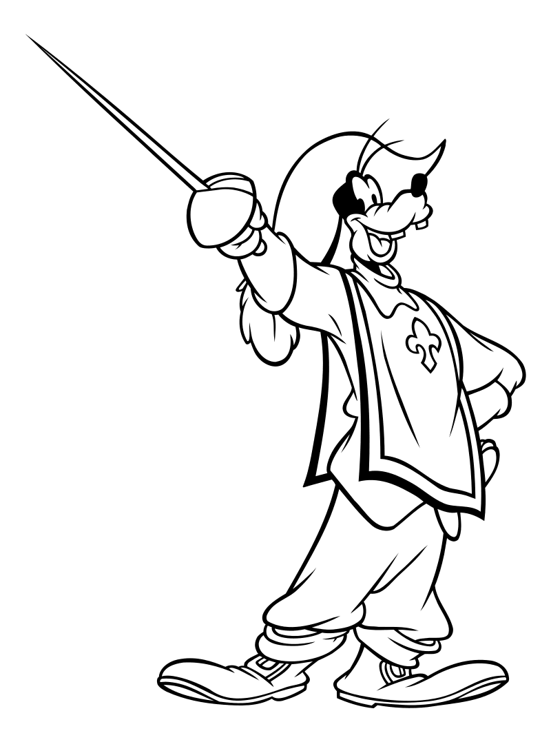 Костюм мушкетера рисунок