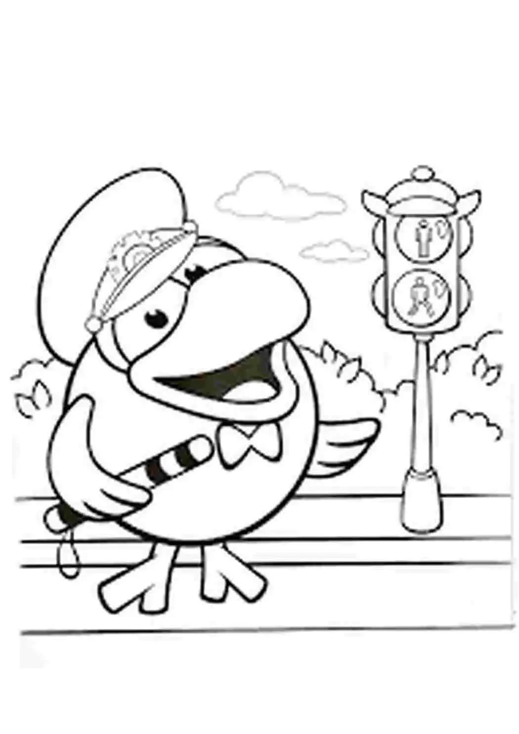 Раскраска по цифрам Смешарики