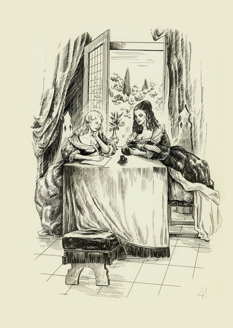 Густавино иллюстрации к виконту де Бражелон