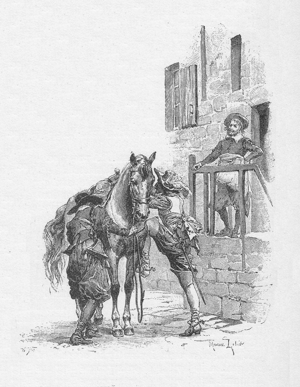 Иллюстрации к виконт де бражелон