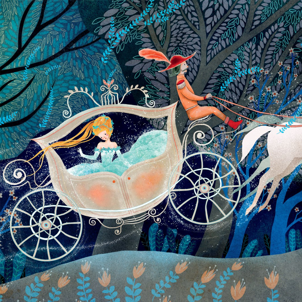 Катрин Барнс Золушка иллюстрации