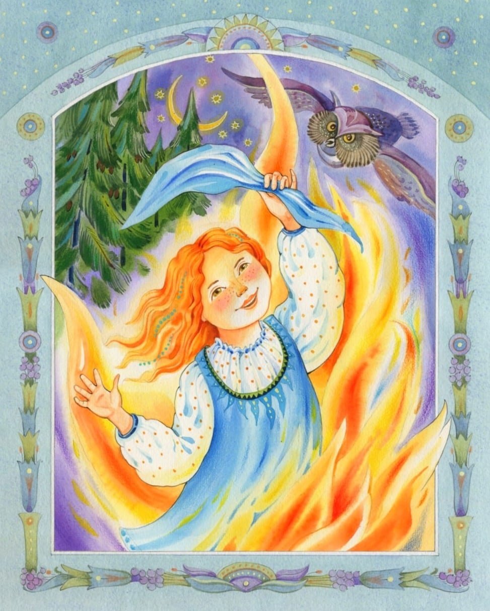 Картина Огневушка поскакушка