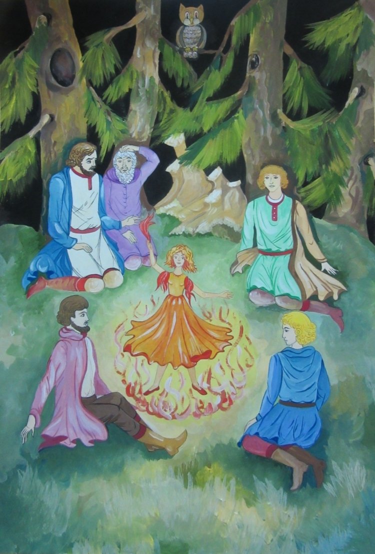 Огневушка поскакушка раскраска